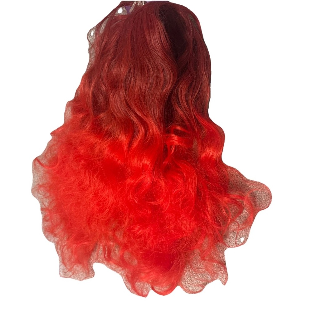 Official Disney Princess Ariel Wig. The Little Mermaid Halloween Wig w/Red Curls